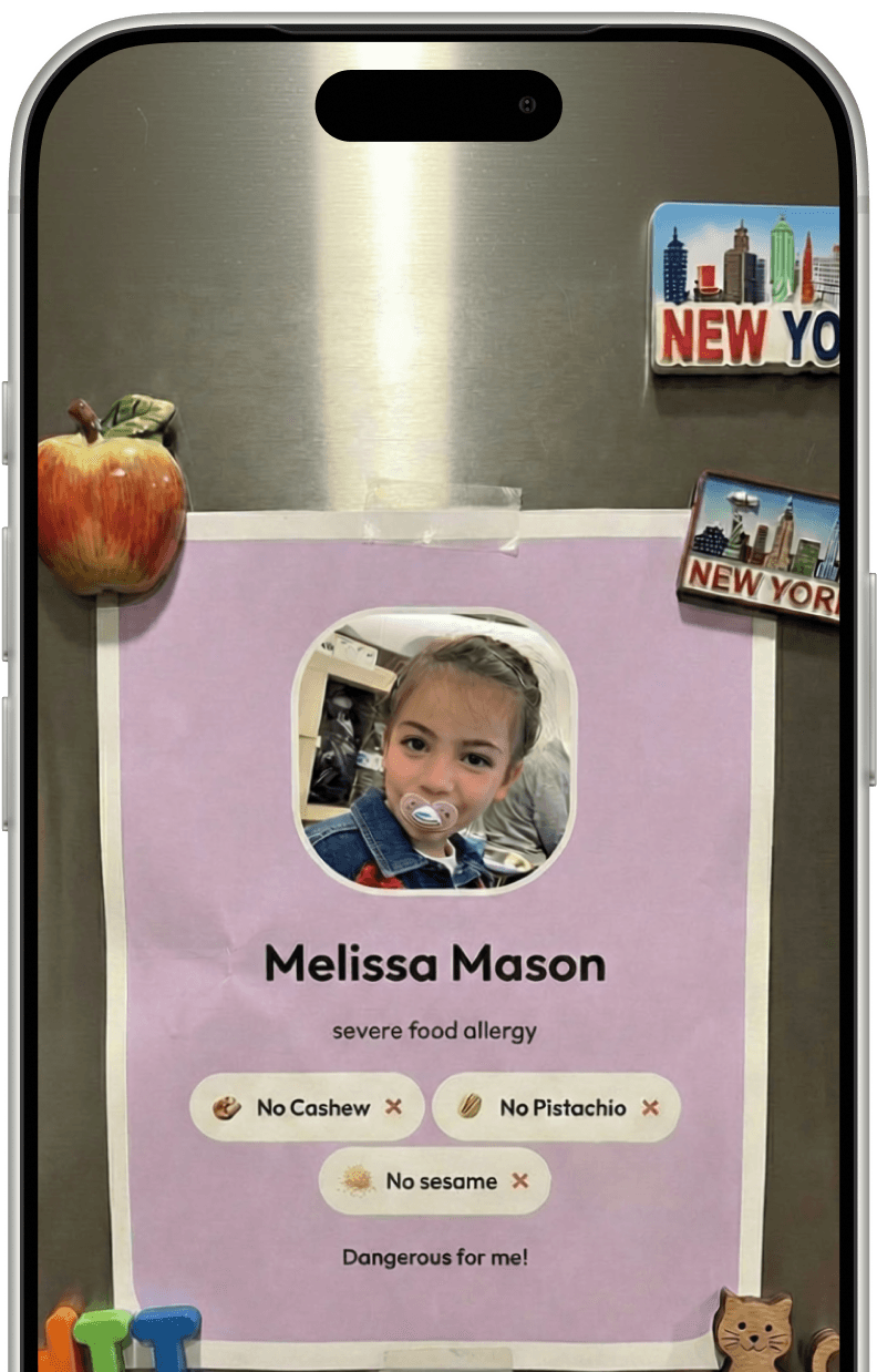 Create allergy posters in seconds